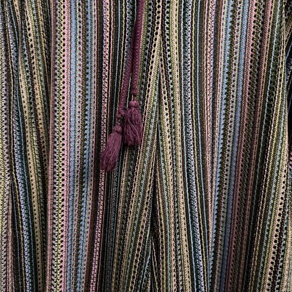 Becca Size Medium Split Leg Swim Coverup Drawstring Waistband Pants - Picture 6 of 13